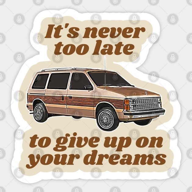 Funny minivan stickers top